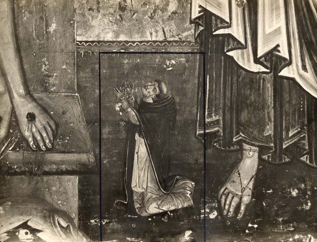 Fototeca del Polo museale della Campania — Napoli, S. Domenico Maggiore, Crocifissione (a pulitura ultimata) — particolare